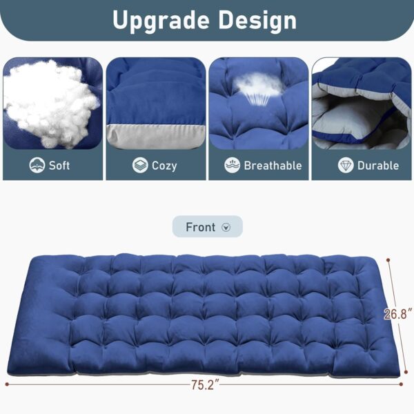 Sleeping Cots for Adults, Face Down Folding Chaise Lounge Chairs Outdoor - 图片 2