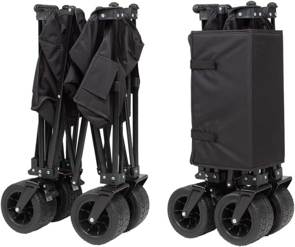 Wagon Cart Heavy Duty Foldable, Collapsible Wagon with Smallest Folding Design - 图片 3
