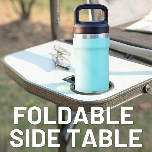 Lightweight Oversized Camping Chair, Portable Aluminum Directors Chair - 图片 4