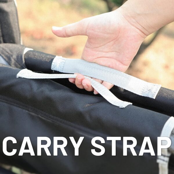 Lightweight Oversized Camping Chair, Portable Aluminum Directors Chair - 图片 5