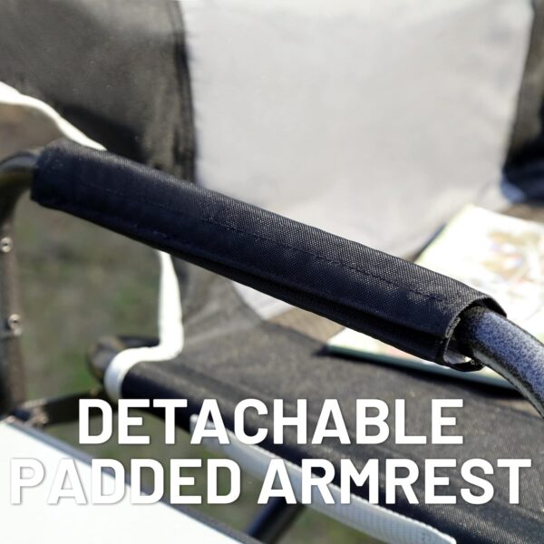 Lightweight Oversized Camping Chair, Portable Aluminum Directors Chair - 图片 6