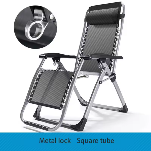 Wholesale Low Price Folding Office Relax Sleeping Lounge Recliner Cheap Outdoor Metal Camping Beach Zero Gravity Reclining Chair - 图片 4